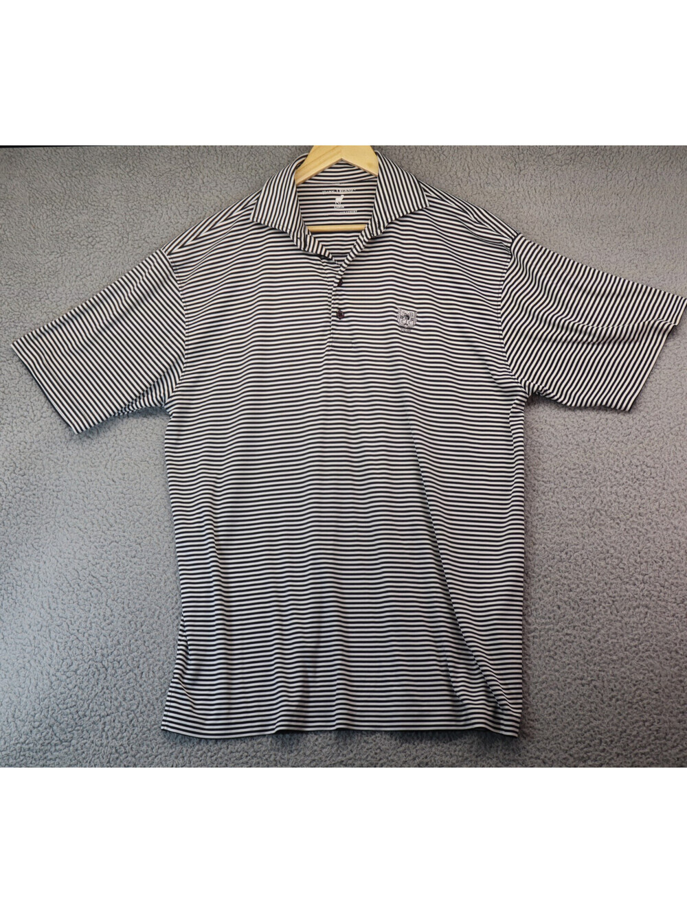 Horn Legend Sara Bay Country Club Golf Polo Shirt Sz Large